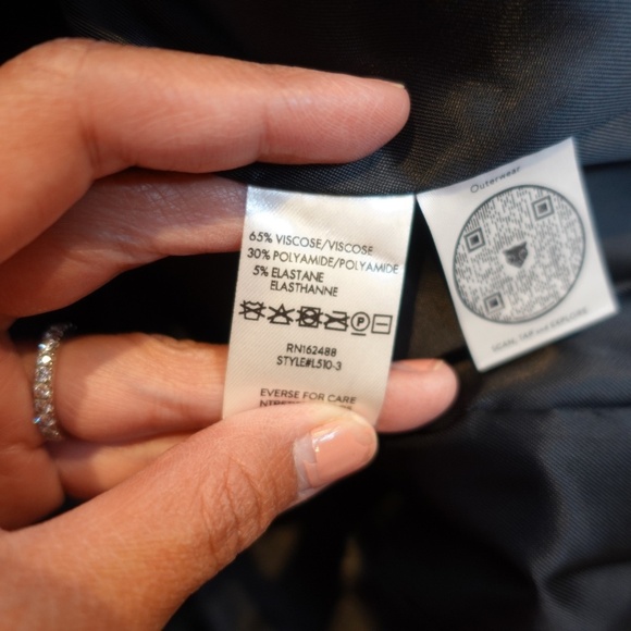 Lita By Ciara Jacket Coat Black Shiny Size M Viscose Blend $498 - Picture 5 of 13